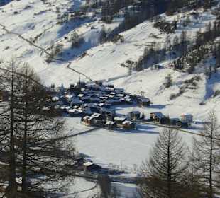 Ansichten und Aussichten bei einer Winterwanderung