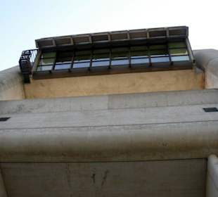 Kontrollraum von unten