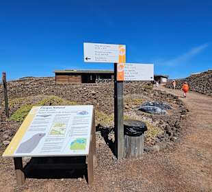 Wegweiser mit Wanderminuten
