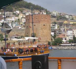 Kleine Hafenrundfahrt in Alanya