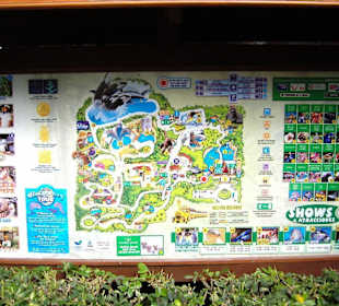 Die Wegbeschreibung vom Park