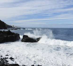 Blick von Playa Bollullo Ri. Puerto de la Cruz
