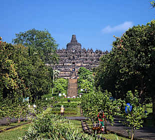 Borobudur Tempelanlage auf Java