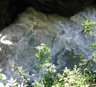 Die Passer-Klamm an der Gilfpromenade