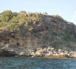 10 Min den Strand nach links gehen