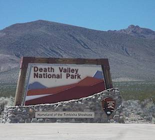 Death Valley Eingang bei Beatty