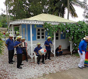 Begrüßung am Hafen