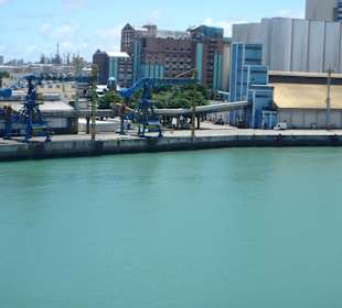 Teilansicht des Hafens