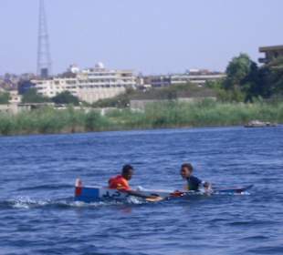Kinder auf der Rückfaht