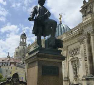 Semper-Denkmal Brühlscher Garten /- Terrasse