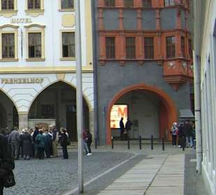 Untermarkt - Blick auf Schönhof und Frenzelhof