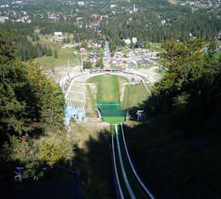 Widok ze skoczni