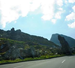 Starkes Geröll aber alles gut gesichert