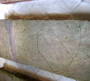 Fränkischer Adel Grabsteinplatten