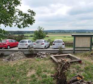 Parkplatz und Aussicht
