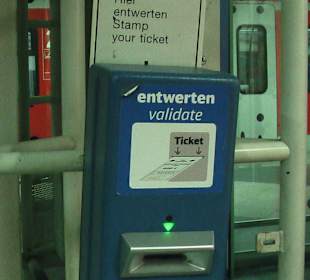 Nicht vergessen - Streifenkarte