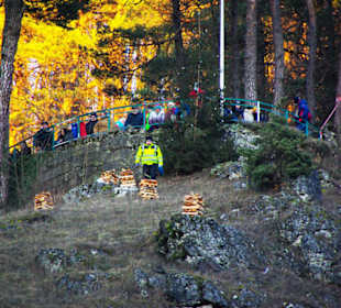 Fertigmachen zum Anzünden