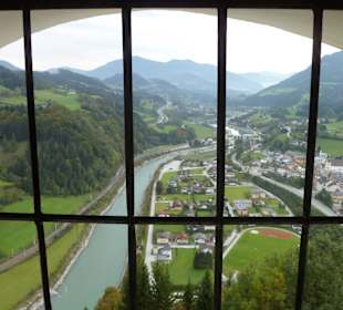 Blick von der Burg Hohenwerfen