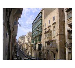 Straße in Valetta