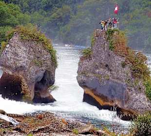 Am Rheinfall von Neuhausen bei Schaffhausen
