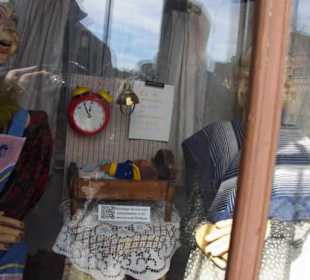 Schaufenster im Turm auf der Henkersbrücke 