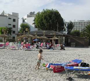 Strand/Hintergrund Strandbar