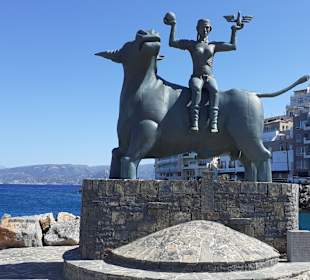 Europa-Statue Agios Nikolaos