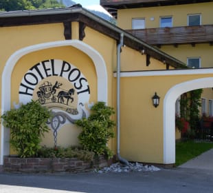 Zugang zum Restaurant Landhotel Post Ebensee