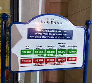 The Land of Legends Theme Park