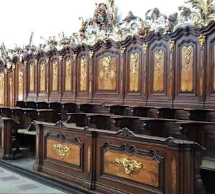 Chorgestühl der Kirche St. Gangolf