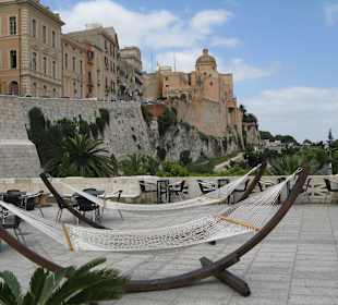 Terrasse der Terrasse der Bastion San Remy
