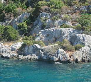 Kekova - versunkene Stadt im Mittelmeer