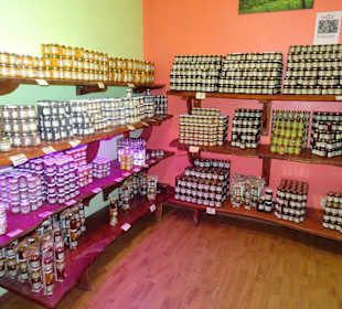 Im Verkaufs- und Kassenbereich des Gartens