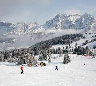 Skifahren in den Dolomiten