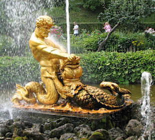In St. Petersburg "peterhof"