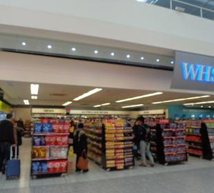 Geschäft im Boarding Bereich