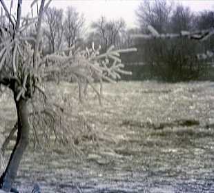 Die Niagara-Fälle im Winter