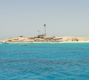 Blick auf Hurghada vom Wasser