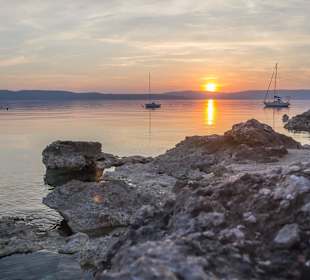 Sonnenuntergang in Njivice