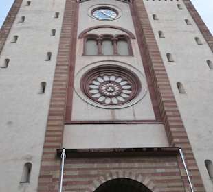 Blick von der Domstraße zum Dom St. Kilian