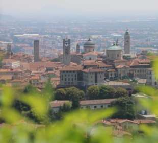 Bergamo von oben
