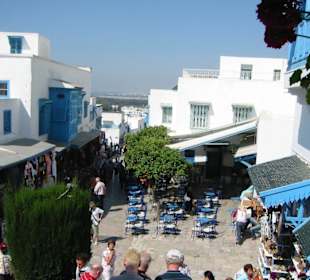 Sidi Bou Said Einkaufsgasse