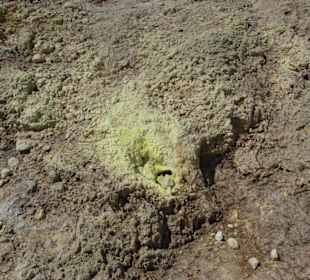 Im Inneren des Vulkans