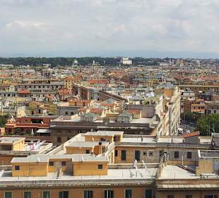 Blick über Rom vom Vatikanmuseum 