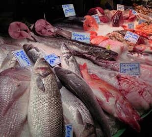 Rundgang durch die Markthalle La Boqueria