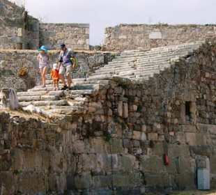 Treppe zum äußeren Rundgang