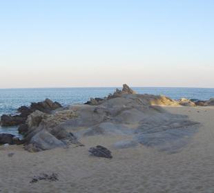 Abendlicher Meerblick - Taverne "Ta Bpaxakia"