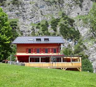 Wanderung zum Achensee/Bootsanleger am Ende des See