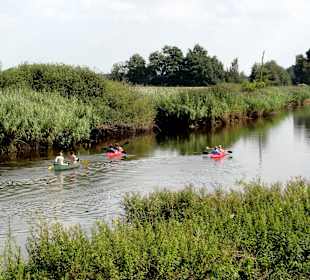 Blick auf die Wümme im Blockland