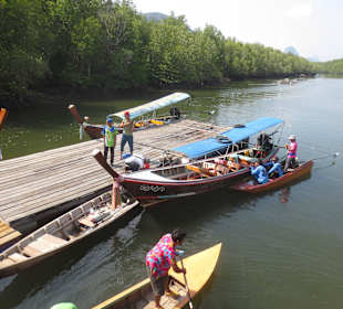 Fahrt mit dem Longtail-Boot